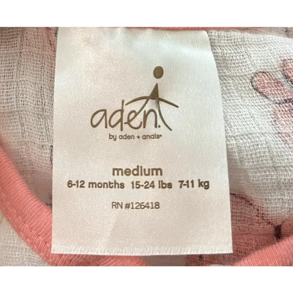 Aden + Anais Baby Girl‎ Butterfly Sleep Sack Size M / 6-12 M / 15-24 lbs
